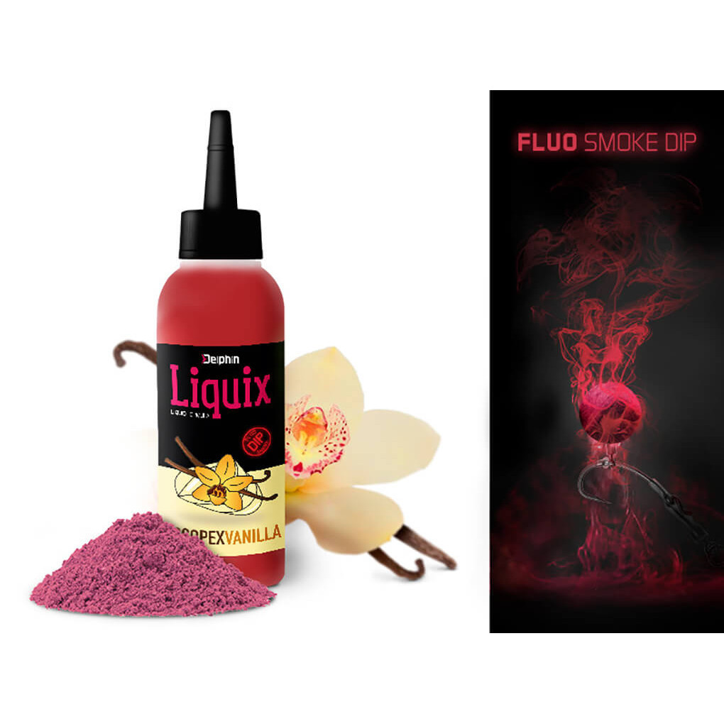 Fluo dip DELPHIN D Snax LiquiX, Scopex Vanilka