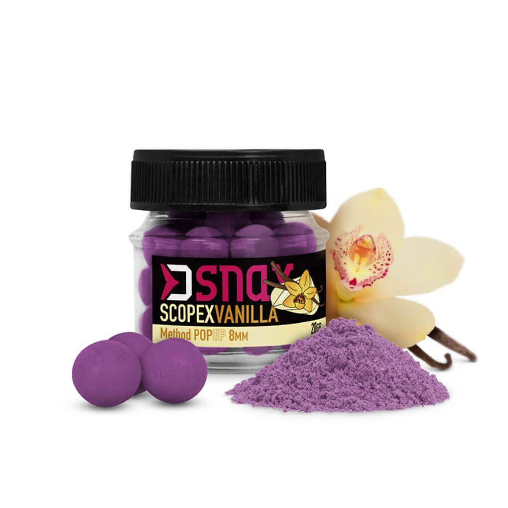 Nástraha DELPHIN D Snax Pop, Scopex Vanilka průměr 12 mm