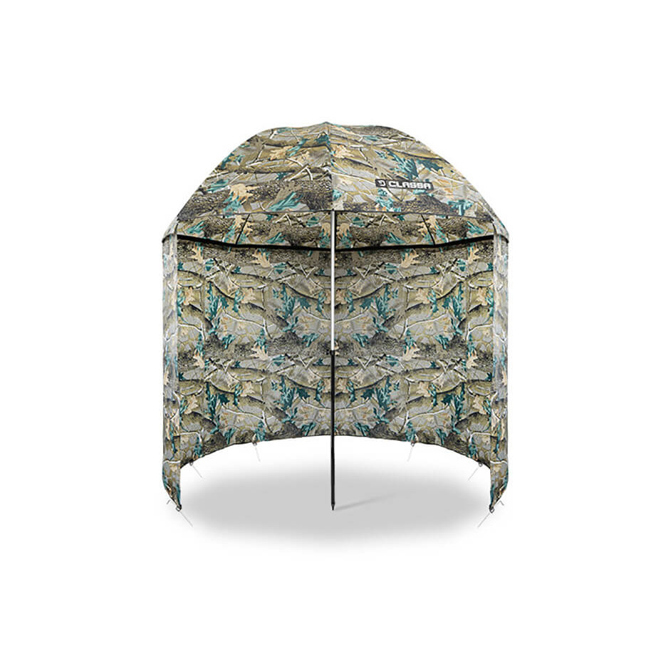Deštník DELPHIN Classa Camo s bočnicou 3/4, 250 cm
