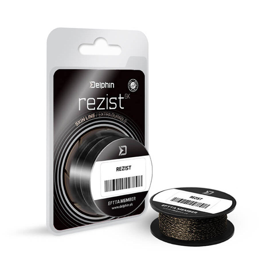 Šňůra DELPHIN Rezist Skin Line Gravel Camou nosnost 25 lb, balení 5 m