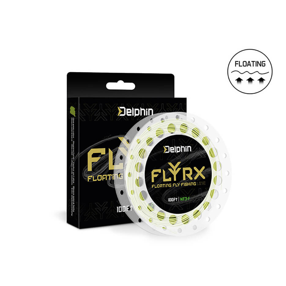 Muškařská šňůra DELPHIN Flyrx, 100 FT Flyrx WF3-F, 100 FT