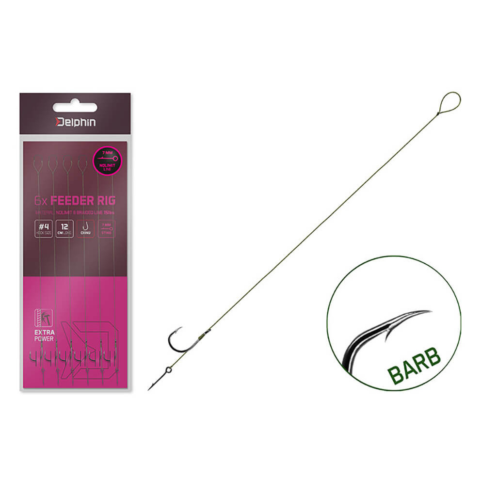 Návazec DELPHIN Nolimit Sting Barb vel. 6, délka 12 cm