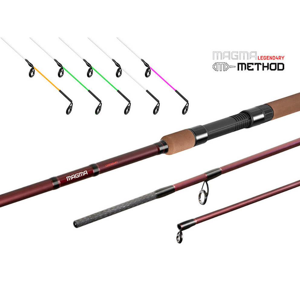 Prut DELPHIN Magma Legend4ry Method délka 3,60 m, zátež 215 g