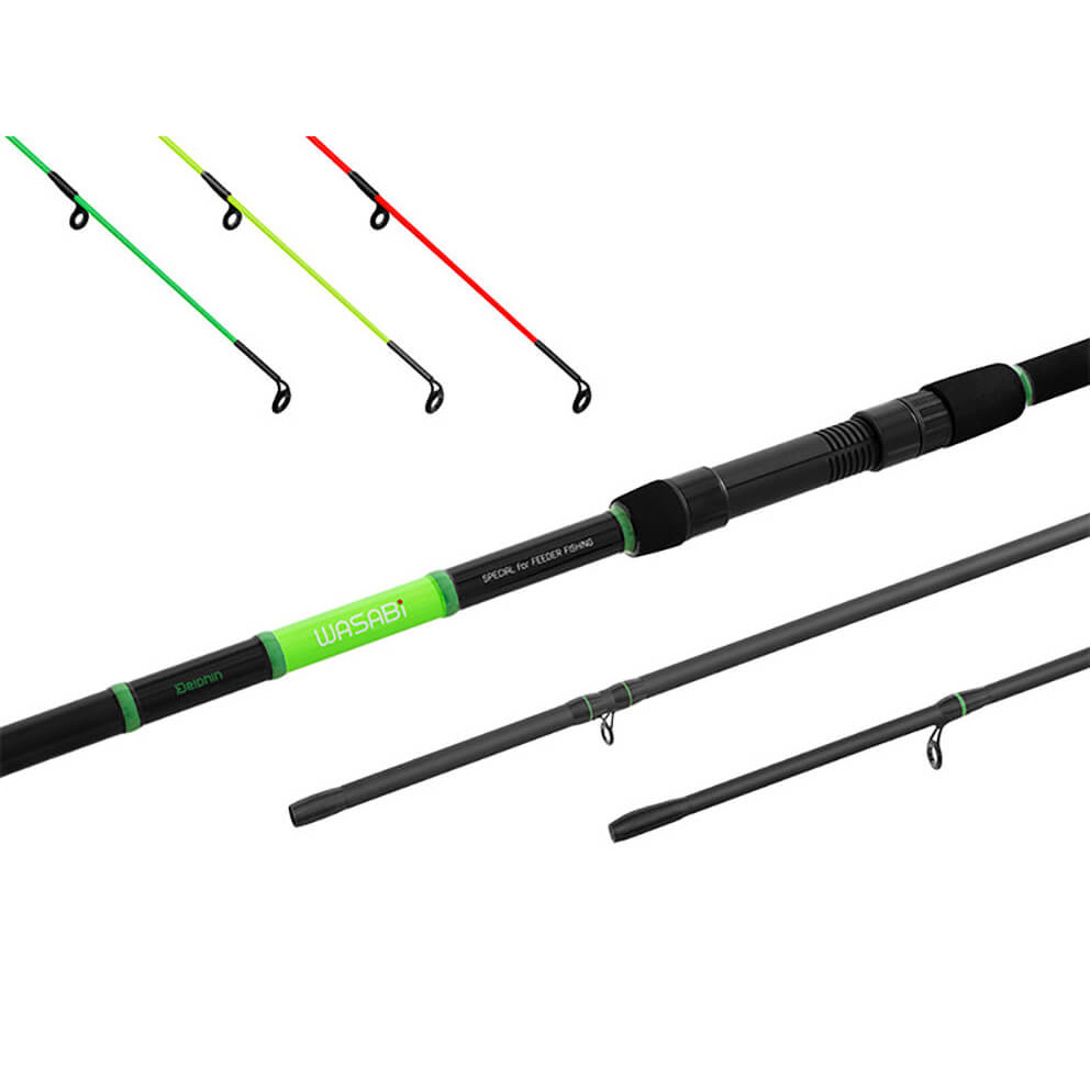 Prut DELPHIN Wasabi Feeder NXT délka 3,00 m, zátež 100 g
