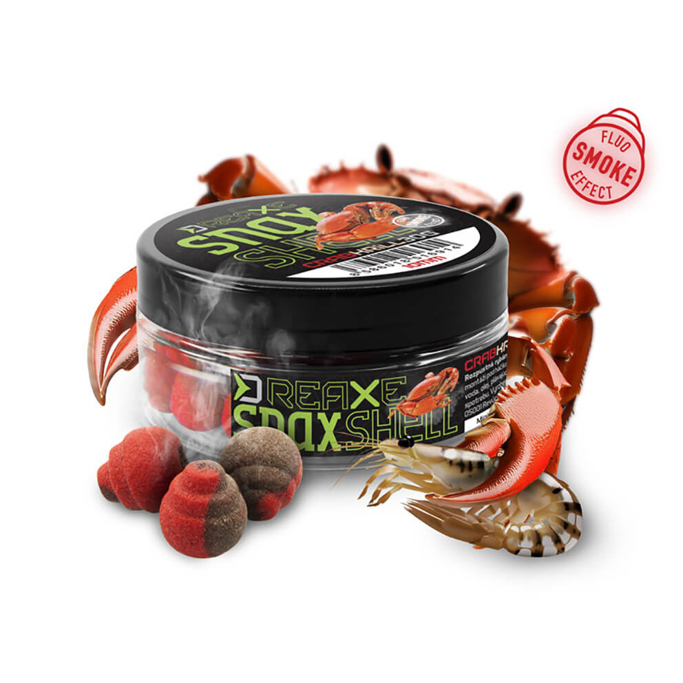 Nástraha DELPHIN D Snax Shell Wafters, Krab Krill průměr 10 mm