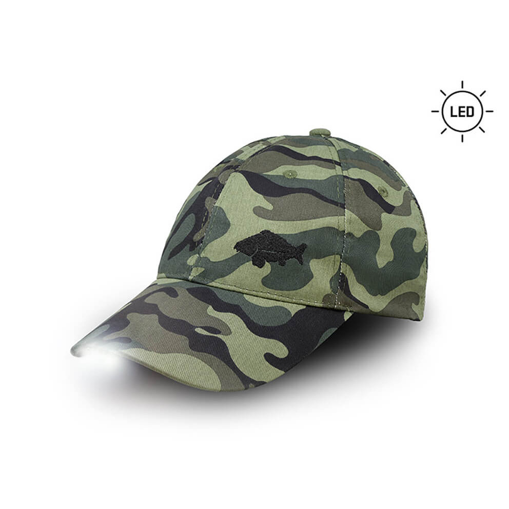 LED šiltovka DELPHIN OutLine Camo