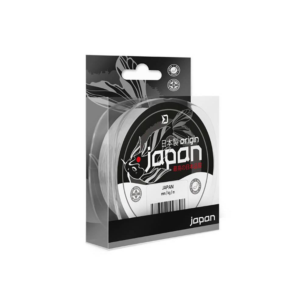 DELPHIN Japan Origin, Ultra čirý průměr 0,165 mm, nosnost 2,33 kg, balení 200 m
