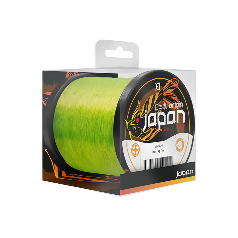 DELPHIN Japan Origin, Fluo žltý průměr 0,286 mm, nosnost 6,31 kg, balení 300 m