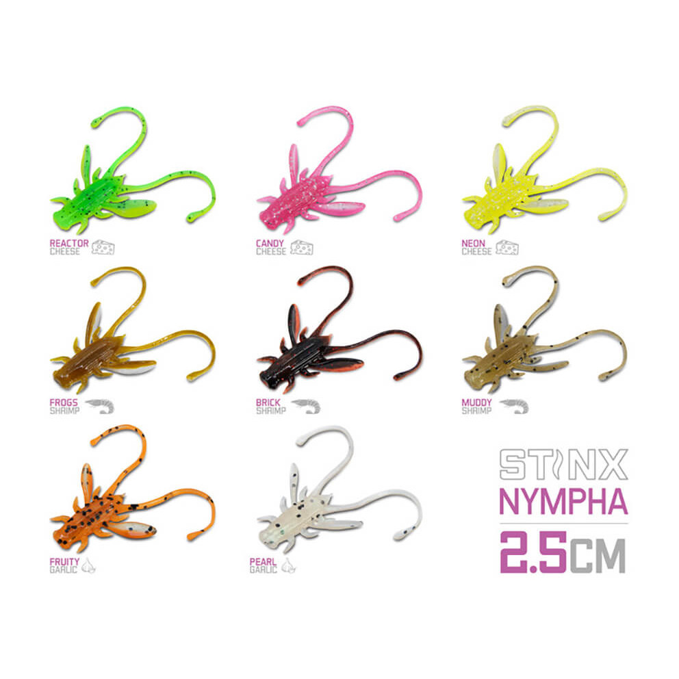 Nymfa DELPHIN B! Stinx Nympha, 2,5 cm, 20 ks Reactor