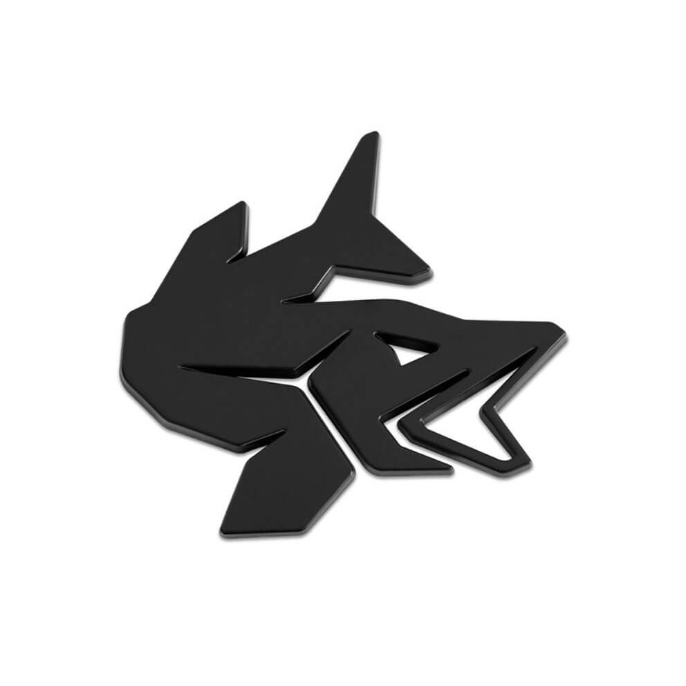 Nálepka DELPHIN 3D Pike, čerrná