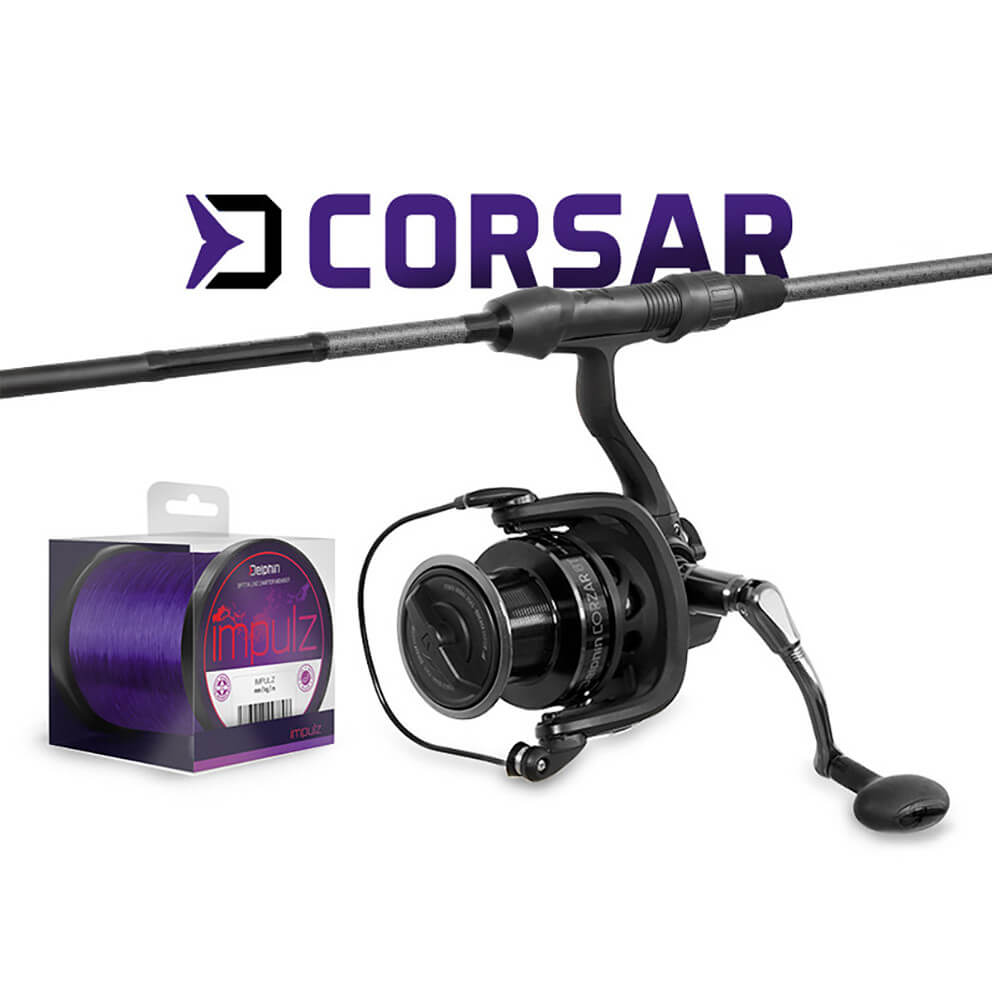 SET prut DELPHIN CorsaBlack Nero + + vlasec