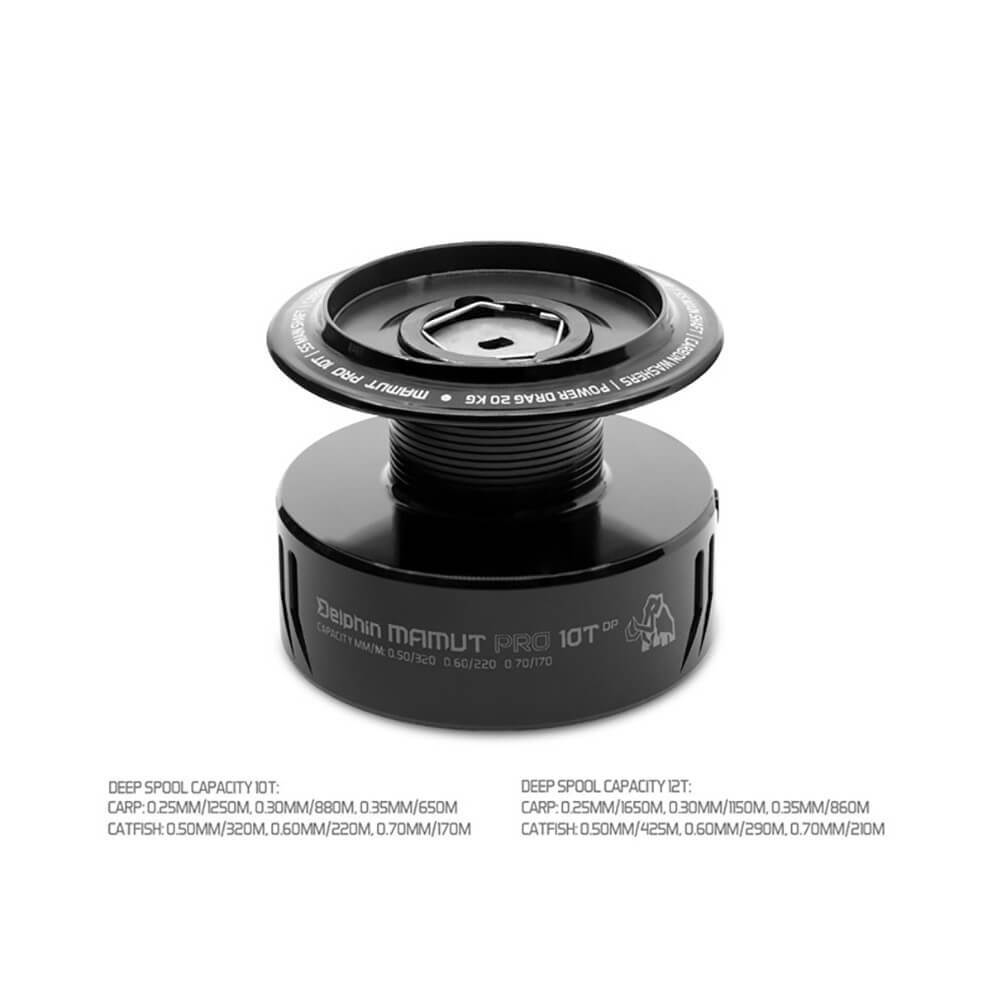 Hluboká cívka pro DELPHIN Mamut Pro DP Aluminium cívka pro Mamut Pro 10T DP Aluminium