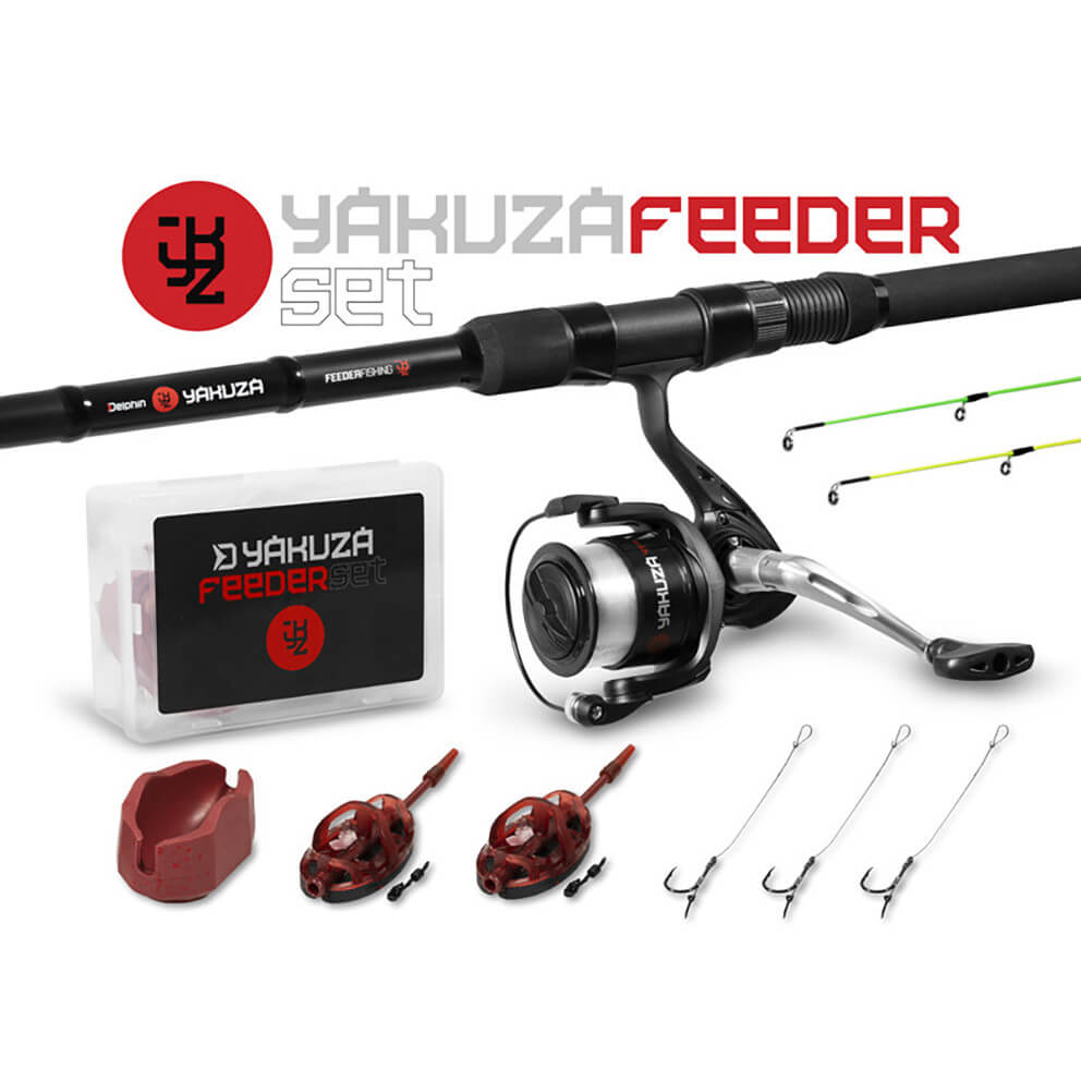 Feedrový set DELPHIN Yakuza délka 3,60 m, zátěž 100 g