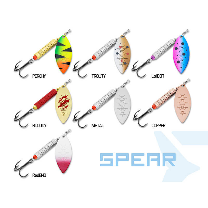 DELPHIN Spear RedEnd, hmotnost 6,2 g, vel. 1