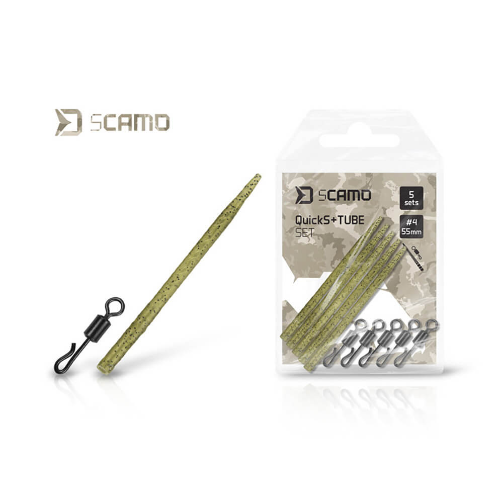 Set montáž DELPHIN TheEnd sCamo QuickS + Tube, 5 ks
