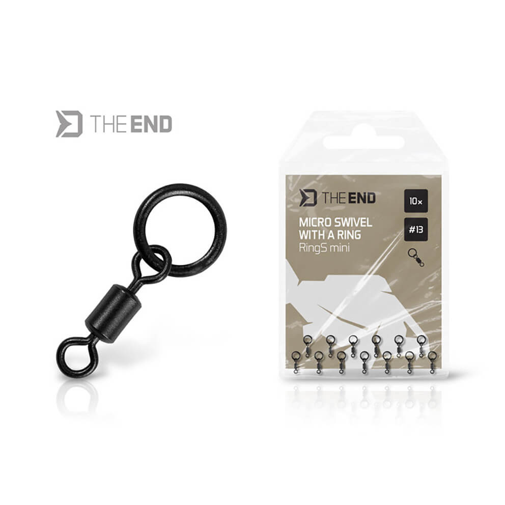 Mikro obratlík s kroužkem DELPHIN TheEnd RingS Mini