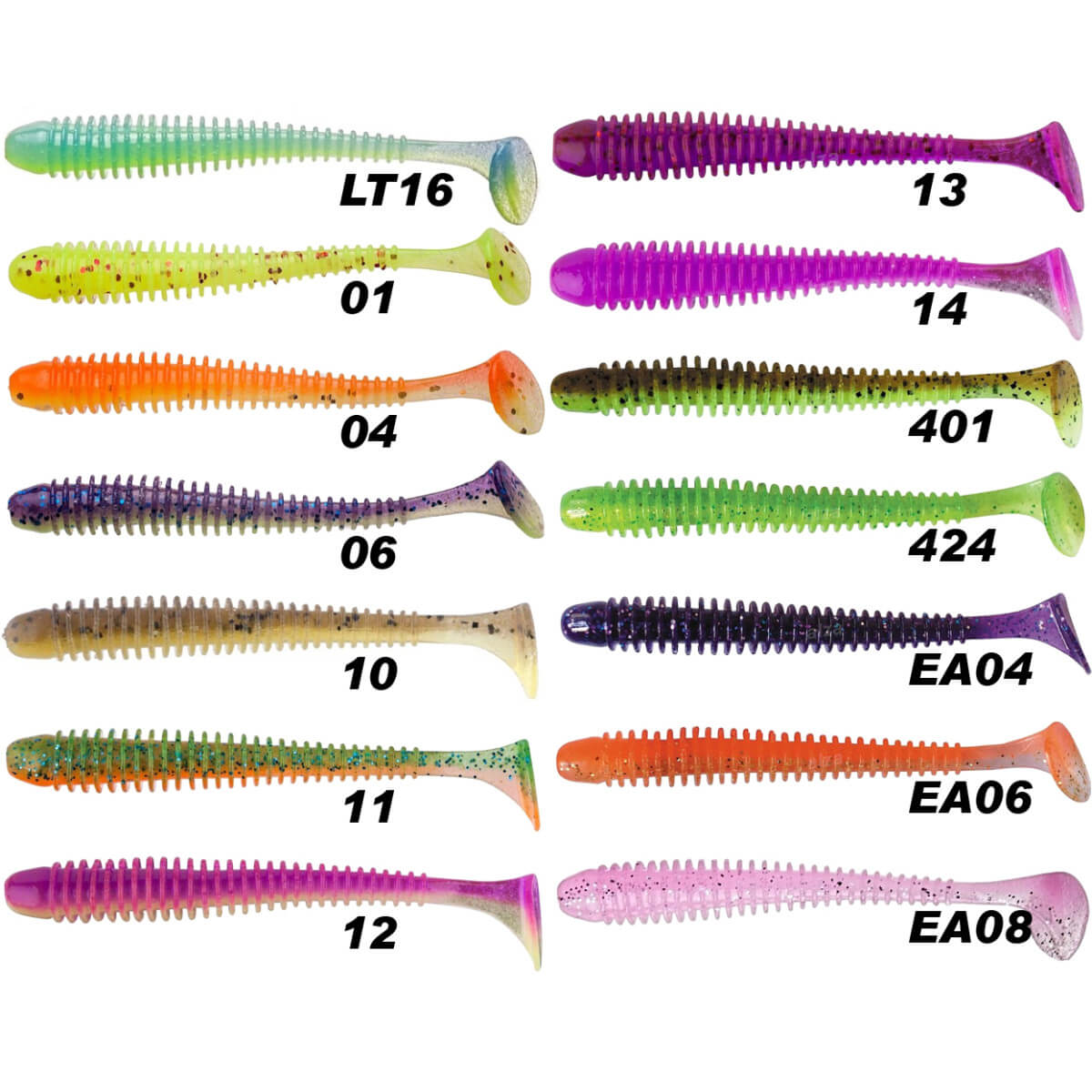 Nástraha KEITECH Swing Impact 10,2cm/ 8ks 404 Red Crawdad