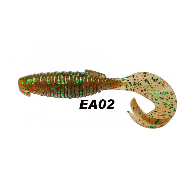 Nástraha KEITECH Flapper Grub 4 inch/ 10 cm, bal. 7 ks
