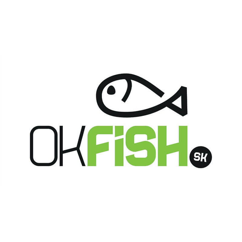 Nálepka OKfish.sk, bílá